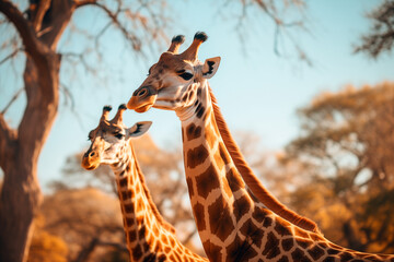 Obraz premium portrait of giraffe