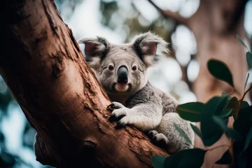 Foto auf Alu-Dibond koala in a tree © jairo