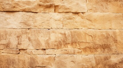Fototapeta premium Rock abstract warm beige wall background