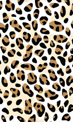 Fototapeta premium Leopard Print Colors Pattern Animal Printing Colorful Vector Style Background Graphic Wall Art Design