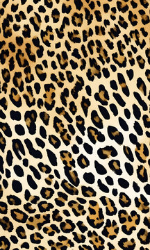 Leopard Print Colors Pattern Animal Printing Colorful Vector Style Background Graphic Wall Art Design