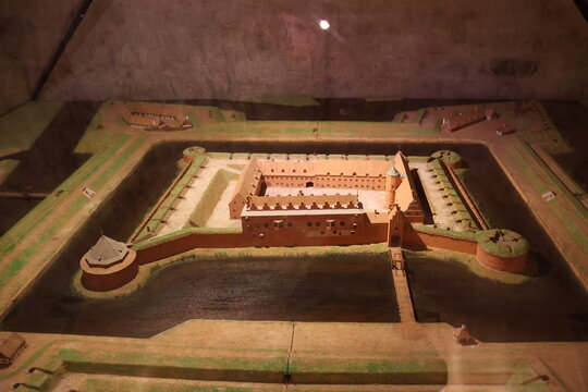 Model of a Malmö Castle in Malmö, Sweden