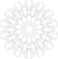 Obraz premium Vector Mandala Coloring Pages & Books