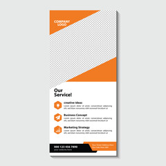 Modern business rullup design template