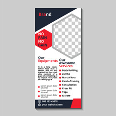 Modern business rullup design template