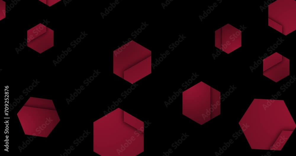 Poster hexagon futuristic lines motion background. abstract hexagon geometric surface motion background. he