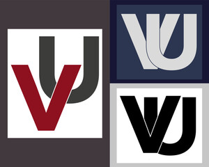 NEW BEST VU creative initial latter logo.VU abstract.VU latter vector Design.VU Monogram logo design.
