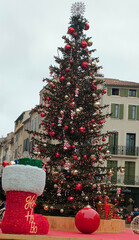 christmas tree and gifts