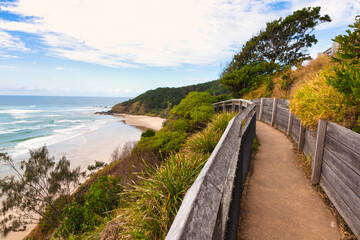 boardwalk near Byron Bay