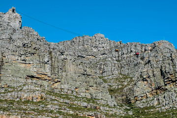 on top of table mountain, cape town, south africa