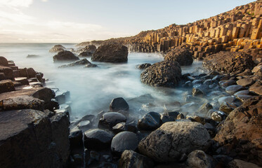 sea and  basalt rocks