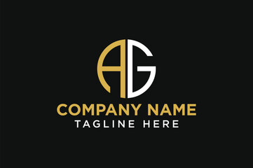 letter AC circle logo