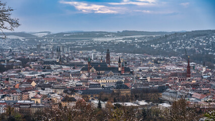 Fototapeta na wymiar Würzburg Panoramablick