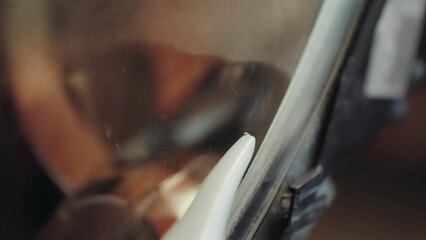 Anti-Fog Product on Car Headlight