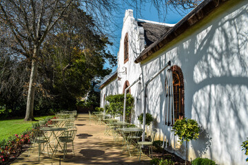 Naklejka premium South African Wine Estate, Stellenbosch, South Africa 