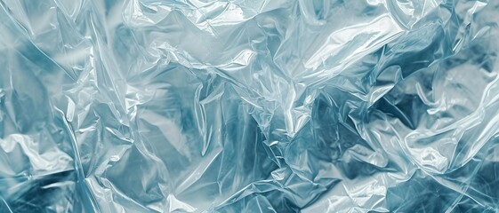 Crumpled  cellophane texture background, plastic foil texture. can be used for website design Backgrounds, Banners, and Sliders.
