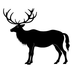 deer silhouette vector