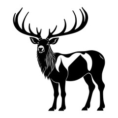 deer silhouette vector