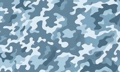 Icy Camouflage Pattern Military Colors Vector Style Camo Background Graphic Army Wall Art Design