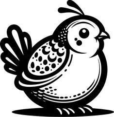 Quirky Quail Cartoon icon 1