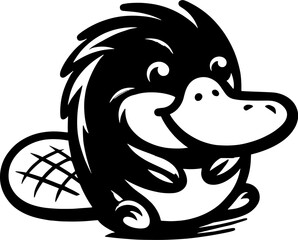 Purrly Platypus Cartoon icon