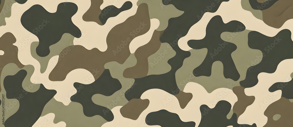 Canvas Prints Camouflage Pattern Military Colors Vector Style Camo Background Graphic Army Wall Art Design