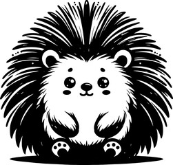 Puffy Porcupine Cartoon icon 4