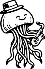 Jazzy Jellyfish Cartoon icon 1