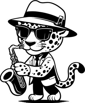 Jazzy Jaguar Cartoon icon