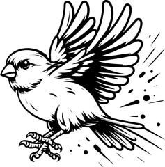 Fluttery Finch Cartoon icon 3