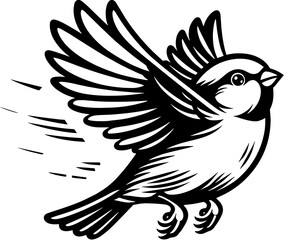 Fluttery Finch Cartoon icon 1