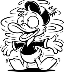 Dizzy Duck Cartoon icon 1