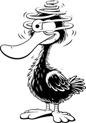 Dizzy Dodo Cartoon icon
