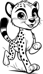 Chirpy Cheetah Cartoon icon 10