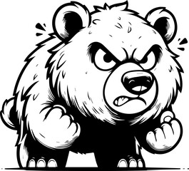 Angry Bear Cartoon icon 6