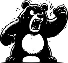 Angry Bear Cartoon icon 4