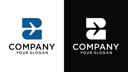 Travel logo template travel agency business logo. transportation, logistics delivery logo design - obrazy, fototapety, plakaty