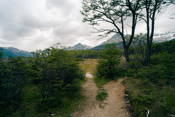 Trek to Laguna Esmeralda in southern Argentina close to Ushuaia in Patagonia - dec 2th 2023