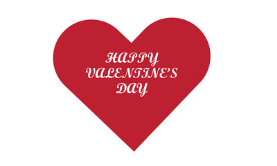 red heart on white art board