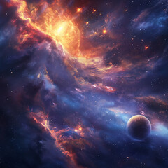 Obraz na płótnie Canvas Galaxie