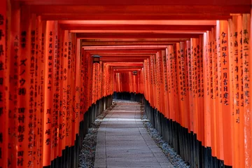  Fushimi Inari Taisha Torii Schrein der tausend Torii in Kyoto © gottsfam