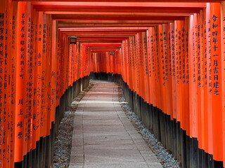 Fushimi Inari Taisha Torii Schrein der tausend Torii in Kyoto