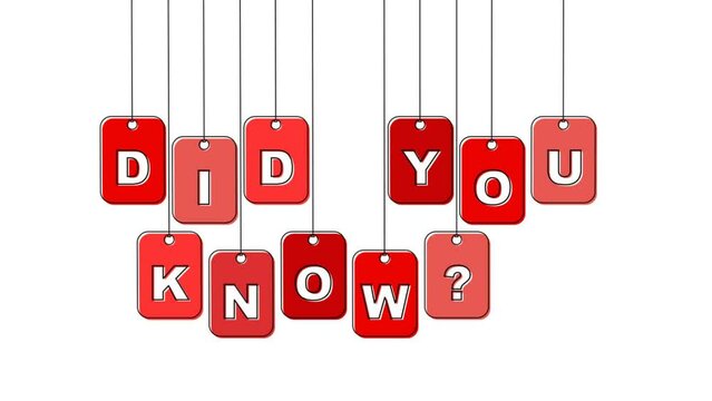 red tag video animation did you know