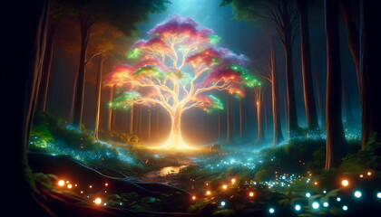 The Glowing Heart of the Forest