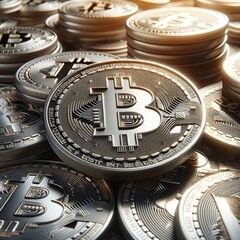 BTC market and cryptocurrency concepts 