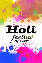 Happy Holi. Traditional Indian festival Holi.
