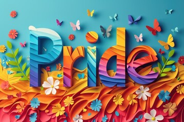 Celebrating Pride Month, Pride inscription