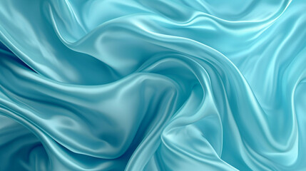 Obraz premium Colorful, silky and shiny textured textile backgrounds. Background fabrics in blue, green, pink, white and cream colors. Trend colors and fabrics of 2024. The most preferred fabrics. Backgrounds.