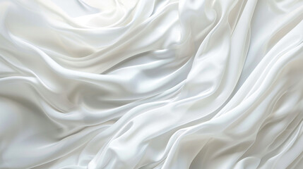Obraz premium Colorful, silky and shiny textured textile backgrounds. Background fabrics in blue, green, pink, white and cream colors. Trend colors and fabrics of 2024. The most preferred fabrics. Backgrounds.