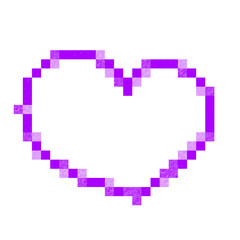 heart with arrow isolated